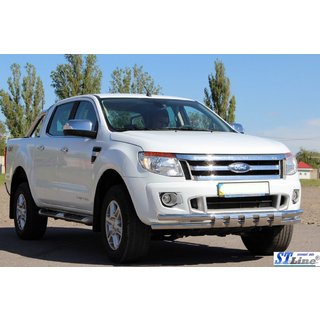 Voorbeschermbeugel ST016 (RVS) Ford Ranger 2011–2022 foto 4
