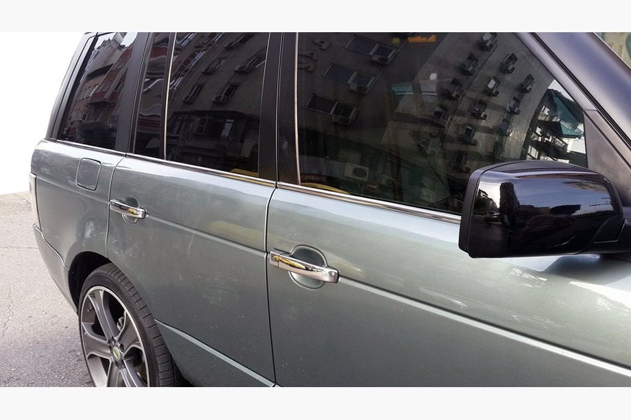 Range Rover Sport 2005–2013 Raamomlijsting (6-delig, RVS) Image