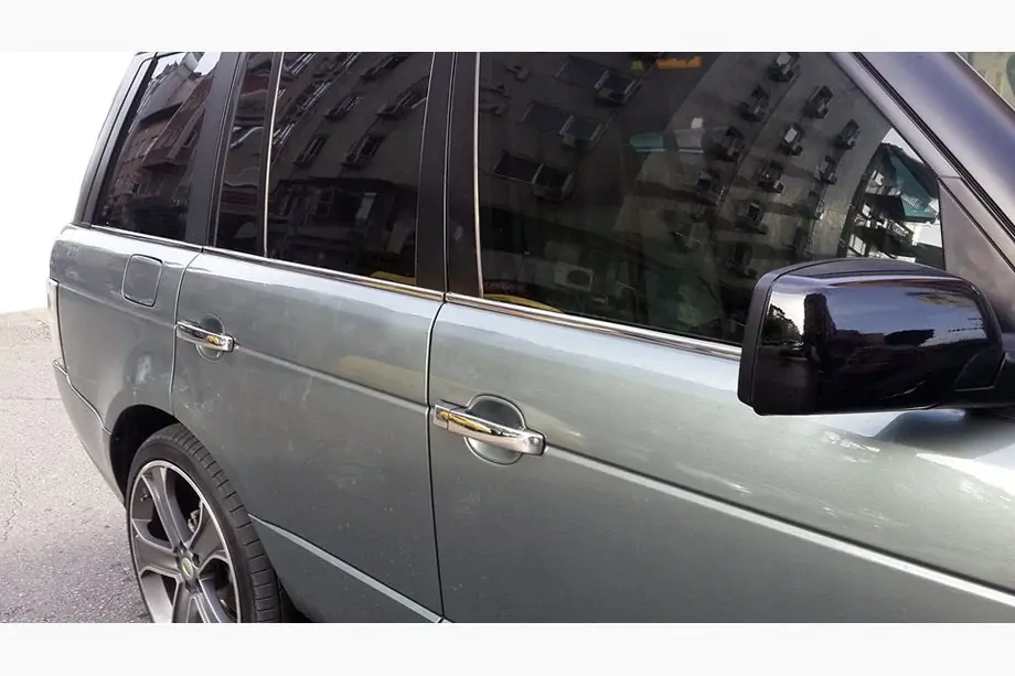 Range Rover III L322 2002–2012 RVS raamlijsten (6-delig) Image