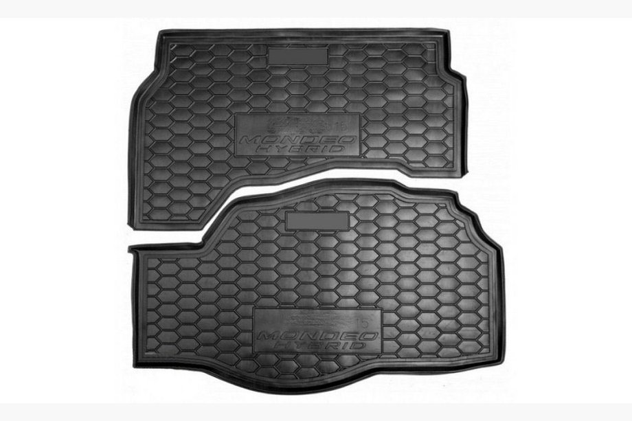 Ford Fusion 2002–2012 Kofferbakmat 2-delig (kunststof) Hybrit (SD) Image