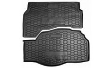 Ford Fusion 2002–2012 Kofferbakmat 2-delig (kunststof) Hybrit (SD) foto 1