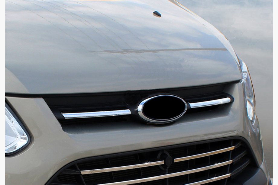 Ford Custom 2013–2022 RVS sierlijsten voor bovenste grille 2013-2018 (2 st.) Image