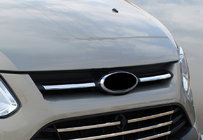 Ford Custom 2013–2022 RVS sierlijsten voor bovenste grille 2013-2018 (2 st.) foto 1