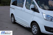 Ford Custom 2013–2022 King side steps (2 st., aluminium) Korte wielbasis foto 3