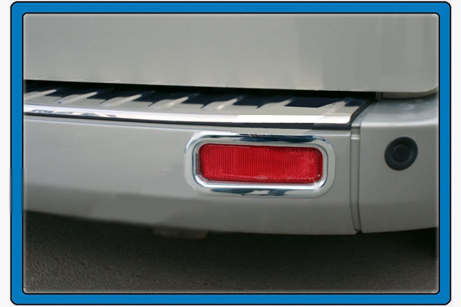 Ford Custom 2013–2022 RVS sierlijsten achterbumperreflectoren (set van 2) Carmos - Turks staal Image