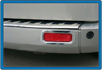 Ford Custom 2013–2022 RVS sierlijsten achterbumperreflectoren (set van 2) Carmos - Turks staal foto 1