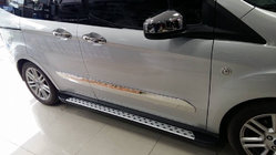 Ford Courier 2014–2023 Deurstrips (set van 4, RVS) foto 1