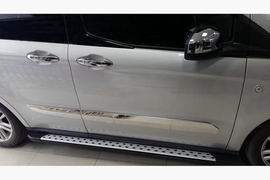 Ford Courier 2014–2023 DotLine side steps (2 stuks, aluminium) Image