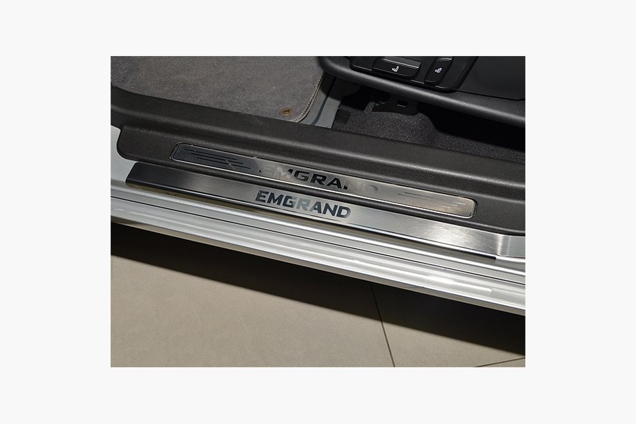 Geely Emgrand X7 2011– Nathanika premium instaplijsten (4 stuks, RVS) Image