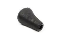 BMW 3 Serie E30 1982–1994 OEM versnellingspookknop (kunstleer, zwart geperforeerd) foto 2