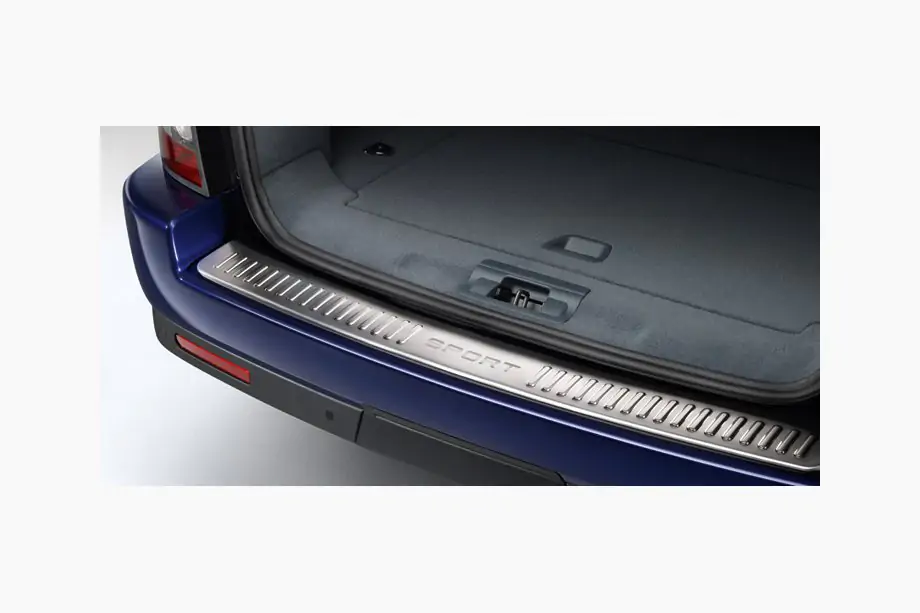 Range Rover Sport 2005–2013 Achterbumper beschermplaat 2010-2013 (RVS) Image