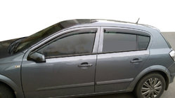 Opel Astra H 2004–2013 Raamwindschermen HB (set 4 stuks, HIC) foto 7