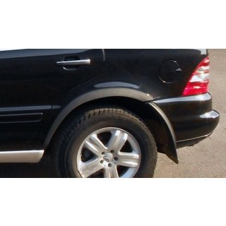 Wielkastverbreders (set van 4, zwart metaal) Mercedes ML W163 1997–2005 foto 1