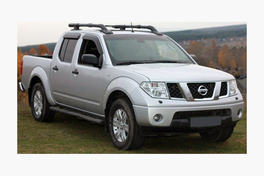 Nissan Navara 2006–2015 Raamwindschermen (4 stuks, Niken) Image
