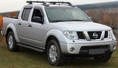 Nissan Navara 2006–2015 Raamwindschermen (4 stuks, Niken) foto 1
