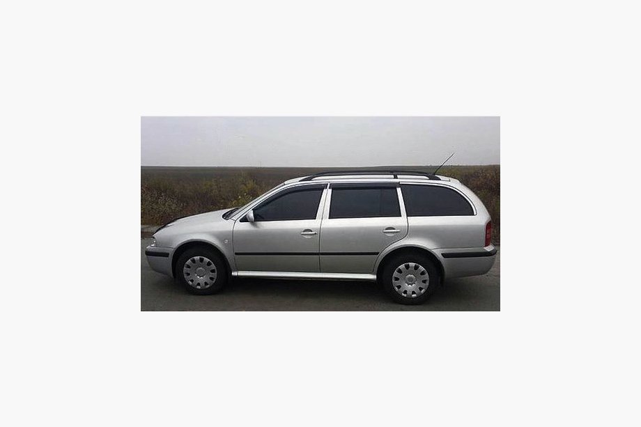 Skoda Octavia II A5 2006–2010 AFGEPRIJSD! SW raamdeflectoren (4 stuks, HIC) Foto 2