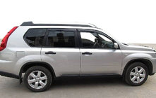 Nissan X-trail T31 2007–2014 Raamdeflectoren (4 stuks, HIC) foto 11
