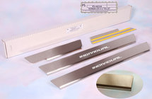 Honda CRV 2001–2006 Natanika standaard instaplijsten (set 4 st., RVS) foto 1