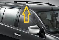 Mitsubishi Pajero Wagon IV 2006–2021 Dakrails origineel design (set van 2) foto 2