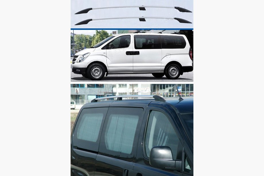 Hyundai H300, H1, Starex 2008–2020 Chroom dakrails Image