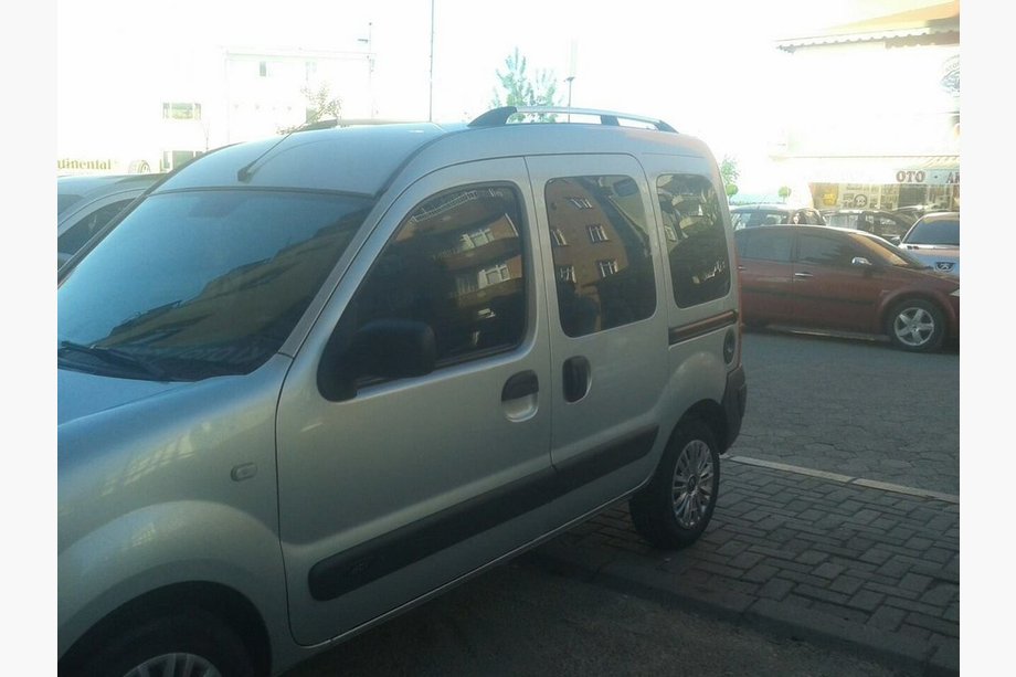 Renault Kangoo 1998–2008 Chromen dakrails Foto 3