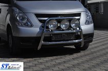 Hyundai H300, H1, Starex 2008–2020 Bullbar WT018 (RVS) foto 2