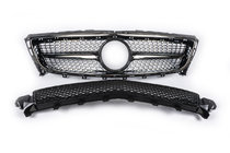 Mercedes CLS C218 2011–2018 Voorgrille 2011-2014 (Diamond Silver) foto 2
