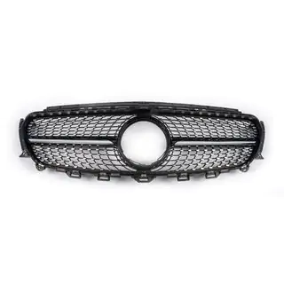Diamond Black voorgrille (voor Avantgarde/AMG-Line/E43 AMG/E53 AMG 2016-2020) foto 2