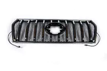 Toyota Land Cruiser Prado 150 2009–2023 Radiatorgrille 2017↗ LED (Zeus Silver) foto 1