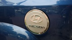 Hyundai Tucson JM 2004– RVS tankklep cover foto 6