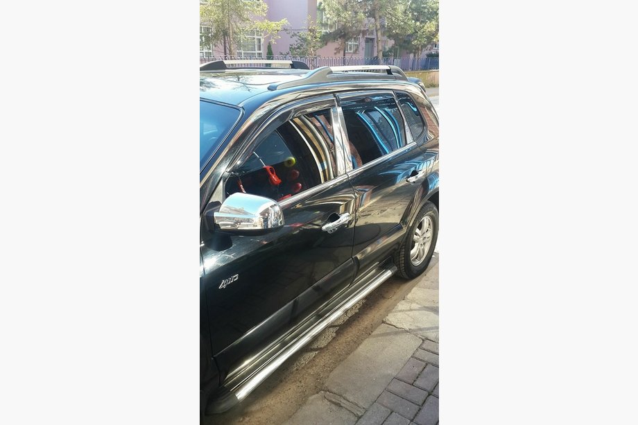 Hyundai Tucson JM 2004– RVS stijlbekleding Foto 4