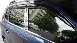 Hyundai Tucson JM 2004– Raamwindschermen (4 stuks, Perflex Sport) foto 1