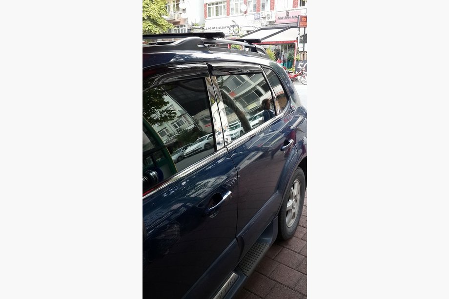 Hyundai Tucson JM 2004– RVS stijlbekleding Foto 7