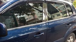 Hyundai Tucson JM 2004– Raamwindschermen (4 stuks, Perflex Sport) foto 10