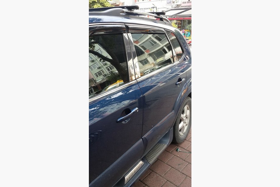 Hyundai Tucson JM 2004– RVS stijlbekleding Foto 10