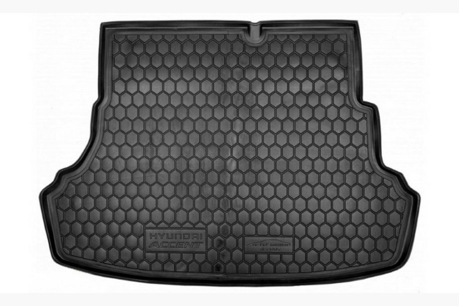 Hyundai Accent 2006–2010 Kofferbakmat SD (Autogumm, kunststof) Image