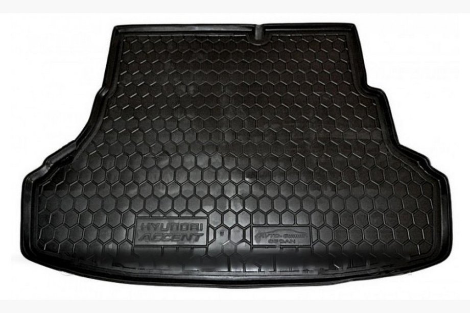 Hyundai Accent 2011–2017 Kofferbakmat SD (Autogumm, kunststof) Image