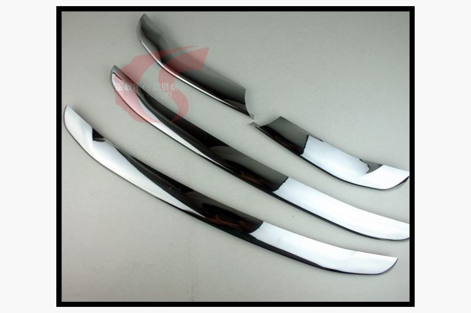 Hyundai Santa Fe 2 2006–2012 AFPRIJZING!!! Grille-omlijsting (2010-2011, 4 stuks, RVS) Image