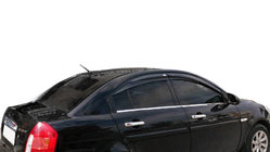 Hyundai Accent 2006–2010 Raamwindschermen (4 stuks, Perflex Sport) foto 1