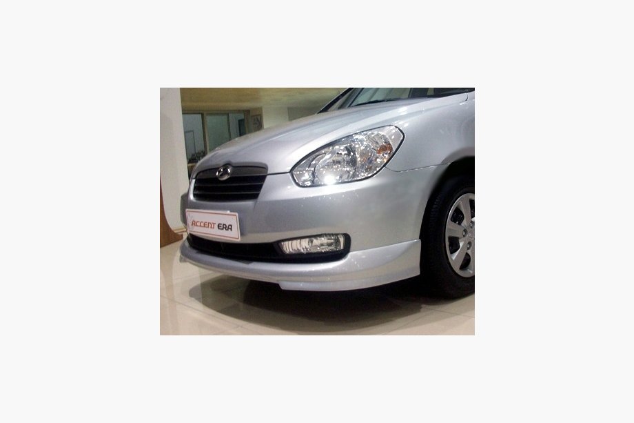 Hyundai Accent 2006–2010 Voorbumper onderlip (spuitklaar) Image