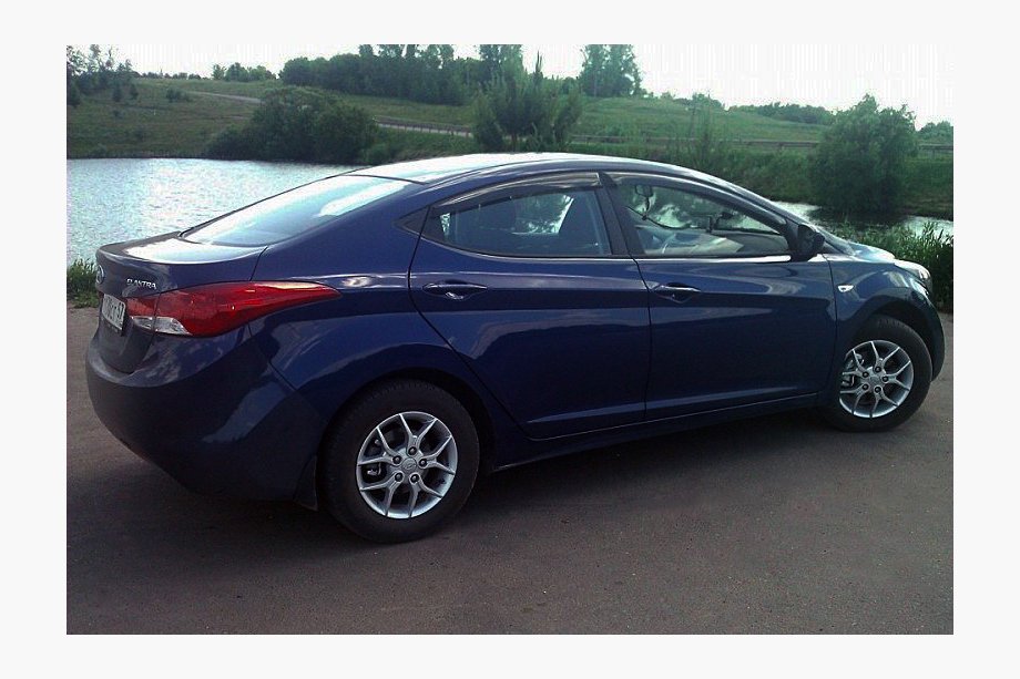 Hyundai Elantra (MD/UD) 2011–2015 Raamwindschermen (set van 4, Cobra) Image