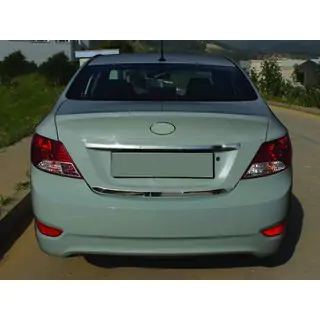 RVS kofferbakrand Hyundai Accent 2011–2017 foto 1