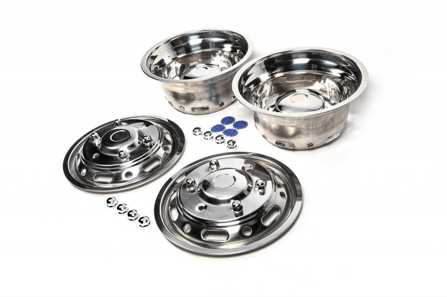 Volkswagen Crafter 2006–2016 RVS wieldoppen Exclusive V1 (2-delig, set van 4) 2006-2013 Image