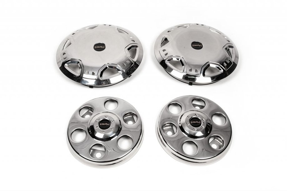 Mercedes Sprinter W901/902/903/904/905 1995–2006 RVS OEM wieldoppen R15 (dubbel gerold) Image