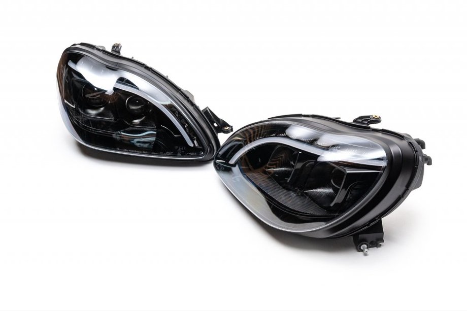 Mercedes S-Class W220 1998–2005 Voorste koplampen met LED-positielichten (set van 2) Image