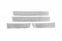 Kia Sportage 2010–2015 OmsaLine instaplijsten (set 4 st., RVS) foto 1