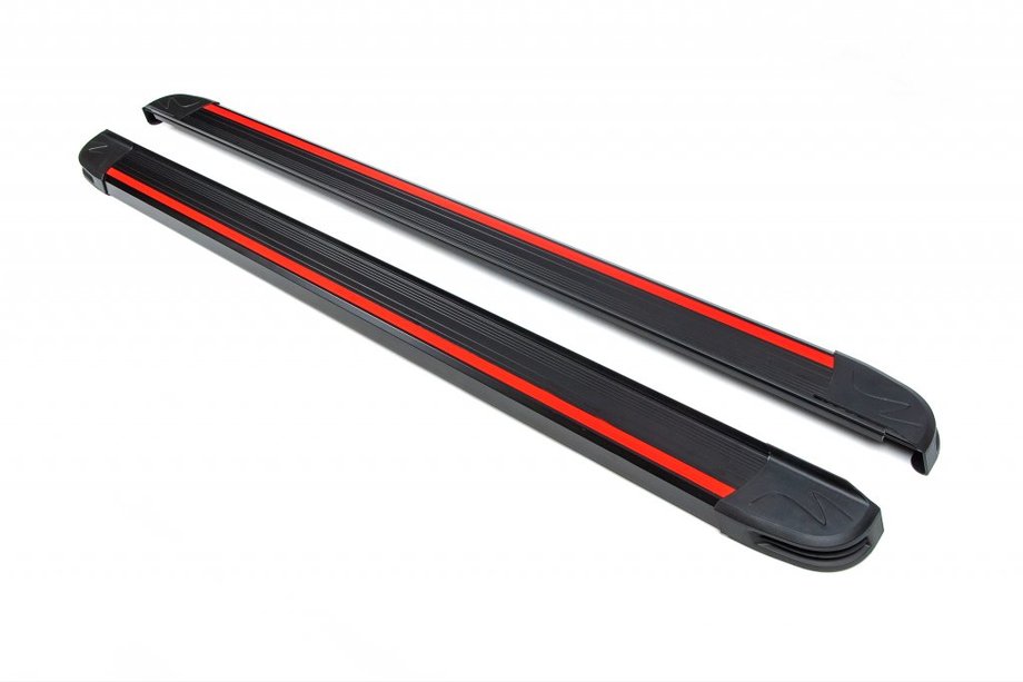 Volvo XC60 2017– Side steps Maya Red (2 stuks, aluminium) Image