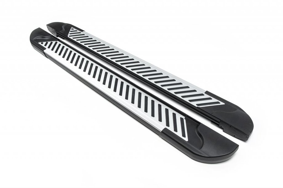 Mazda BT-50 2007–2012 Side steps Line (2 stuks, aluminium) Image