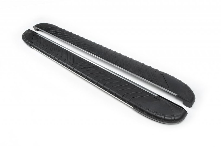 Renault Trafic 2001–2015 Bosphorus Grey zijsteps (set van 2, aluminium) Image