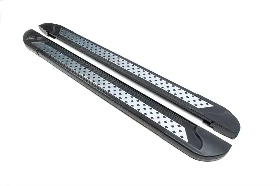 Suzuki Equator 2009– Side steps New Vision Black (2 stuks, aluminium) Image